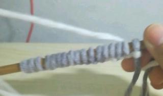 织围巾怎么起针